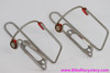 Elite Ciussi Inox Stainless Steel Bottle Cages: Pair (Near Mint+)