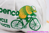 NOS Spenco 500 Cycling Cap: Armadillo on a Bike! 1980's Ultradistance Bicycle Race 