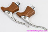 Campagnolo Super Record Brake Levers:  #4062 - Drilled - Tan Hoods No Logo