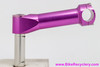 Ringle Zooka 1" Quill Stem: 3DV Purple Ano + Turquoise Decals - 135mm x 25.4mm - Silver (Near Mint)