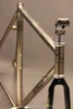 EARLY Merlin "Road" Titanium Bike Frame: 1988 52cm (c-t) Black Decals #511, Rob Vandermark Built MINT
