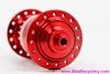 NOS GT Hadley Barrel Front Hub: 32H - Made in USA - Red Anodized Vintage 1990's - Zaskar Xizang