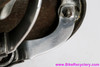 Ideale 58 Cyclo-Cross Leather Saddle: Alloy Duralumin Rails & #4 Clip - 1950's (Rideable + EXC+)