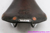 Ideale TB 90-CR Daniel REBOUR Leather Saddle: Antique Brown - Copper Rivets
