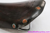 Ideale TB 90-CR Daniel REBOUR Leather Saddle: Antique Brown - Copper Rivets