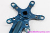 1995 Race Face Turbine LP Crank Arms: 175mm - Hand-Etched Numbers - Square Taper - Blue