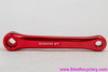 NOS Sugino GT Left / Non-Drive Crank Arm: 170mm - Red - Old School BMX Vintage 1980's (Take Off?)