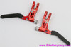 NOS Kooka Racha Brake Levers: Red Ano - 1990's Cantilever (Take-Off)