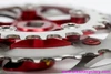 NOS Caramba Double Barrel Crank Arms + XTR FC-M900 Chainrings: 175mm x 46/36/26t - Red Ano - 1990's (Take-Off)