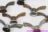 French Wing Nuts Bulk LOT: 34pc - 8mm & 9.5mm - Huret Luxe / Sova / Torino / Etc