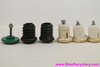 Handlebar End Plugs Lot: 1940s 1950's French / British - GEM - GB 30mm - Milremo - OGK - 6 Pc