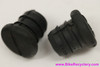 ShockStop Handlebar End Plugs: 1940s 1950's British - Black (Near Mint, RARE)
