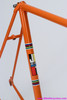 1974 Jack Taylor Tour of Britain Frameset + Campy NR HS/BB: 56cm - Restored - Nervex Pro - Mondrian Transfers - Orange 