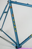 NOS 1975 OLMO Competition Frameset: 56cm - Unrestored Blue w/ Yellow - Chrome Fork (Built, not ridden