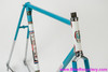 NOS 1971 Carlton Team Professional MKI Frameset: 22 1/2" (57cm) - Lagoon Blue - Chrome Lugs & Dipped Fork/Stays (Unrestored, But Fork Repainted)