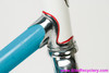 NOS 1971 Carlton Team Professional MKI Frameset: 22 1/2" (57cm) - Lagoon Blue - Chrome Lugs & Dipped Fork/Stays (Unrestored, But Fork Repainted)
