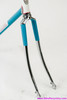 NOS 1971 Carlton Team Professional MKI Frameset: 22 1/2" (57cm) - Lagoon Blue - Chrome Lugs & Dipped Fork/Stays (Unrestored, But Fork Repainted)