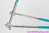 NOS 1971 Carlton Team Professional MKI Frameset: 22 1/2" (57cm) - Lagoon Blue - Chrome Lugs & Dipped Fork/Stays (Unrestored, But Fork Repainted)