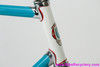 NOS 1971 Carlton Team Professional MKI Frameset: 22 1/2" (57cm) - Lagoon Blue - Chrome Lugs & Dipped Fork/Stays (Unrestored, But Fork Repainted)
