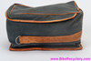 Gilles Berthoud GB587 Rear Rack Bag: Large 9L - Grey Canvas & Leather (EXC)