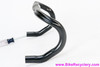 NIB/NOS 3T LESS 199 XL Drop Handlebar: 46cm (44cm) x 31.8mm - Top Shelf Ultralight - Anatomic Bend - Black - Vintage 2000's