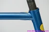 1970-1972 De Rosa Strada Frameset: 56cm x 58cm - Long Tang Lugs - Blue (NOS or Fresh Restoration)