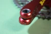 Vintage 1990's Boone Twist Crankset! 172.5mm 130 BCD Anodized Red SUPER RARE!