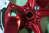 Vintage 1990's Boone Twist Crankset! 172.5mm 130 BCD Anodized Red SUPER RARE!