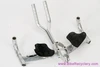 Cinelli Angel TT Aerobars: Alter Stem - 1" x 42cm - Silver Vintage 1990's (Near Mint, Uncut)