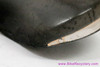 1983 San Marco Rolls Saddle: Black Textured Rino Leather - Copper Rails & Badges - Vintage (EXC)