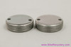 NOS Two-Pin Dust Caps: Chrome Plated Plastic