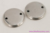 NOS Specialties TA 2-Pin Crank Dust Caps: Chrome - 22.81mm - Zephyr & Modern Production Pro 5 Vis