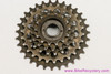 Regina Oro 5 Speed Freewheel: 14-31t Wide Range MTB/Touring - Gold (Near Mint)
