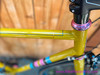 54cm Ahearne Cycles NAHBS Show Bike: Fillet Brazed - Chris King Hubs/HS/BB - Box Lining - Gorgeous Paint Avocado Blue Pink Gold - <17lbs