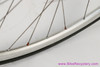 All City Sheriff Star Track / Fixie Wheelset: 700c x 36H - Velocity Aero - Fixed/Fixed - Silver (Near Mint)