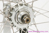 All City Sheriff Star Track / Fixie Wheelset: 700c x 36H - Velocity Aero - Fixed/Fixed - Silver (Near Mint)