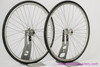 All City Sheriff Star Track / Fixie Wheelset: 700c x 36H - Velocity Aero - Fixed/Fixed - Silver (Near Mint)