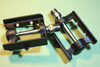 NOS 1985 Vittoria Titanium Platform Pedals: LIGHTEST PEDALS EVER! Uber Rare!