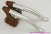 NIB/NOS Campagnolo Nuovo Record Brakeset + Levers: #2040/1 - Nutted - Standard Reach - Original Gum Hoods
