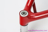 1987 Ritchey Super Comp Frameset & Fillet Bullmoose Bars: 19" - #9C51 - Unrestored - Rollercam F/R - Red