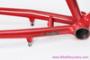 1987 Ritchey Super Comp Frameset & Fillet Bullmoose Bars: 19" - #9C51 - Unrestored - Rollercam F/R - Red