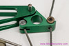 McMahon MCR Linear Decelerator D-Cell Brake: Green Ano - Straddle Cable - Ti Springs - Vintage 1990's (Near Mint+ Low Miles)