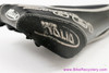 Selle Italia Flite Titanium Genuine Gel:  Black Leather + Kevlar - 1998 