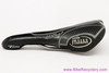 Selle Italia Flite Titanium Genuine Gel:  Perforated Black Leather + Kevlar - 2002 (Near Mint)
