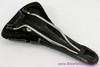 Selle Italia Flite Titanium Genuine Gel:  Perforated Black Leather + Kevlar - 2002 (Near Mint)