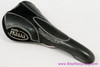 Selle Italia Flite Titanium Genuine Gel:  Perforated Black Leather + Kevlar - 2002 (Near Mint)