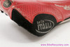 Selle Italia Flite Titanium Genuine Gel:  Red Perforated Leather + Kevlar - 2000