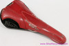 Selle Italia Flite Titanium Genuine Gel:  Red Perforated Leather + Kevlar - 2000