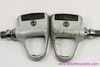 Shimano Dura Ace PD-7401 Clipless Pedals: Grey (R: Low Miles Perf Bearings, L: Average)