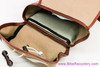 NOS Rivendell Sackville Banana Sack Handlebar / Saddle Bag: Tan + Brown Leather - Waterproof Waxed Canvas